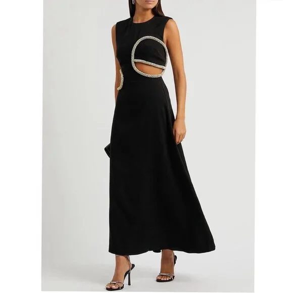 SIMKHAI GIADA CUT OUT MAXI DRESS SIZE 6 NEW - Picture 7 of 13